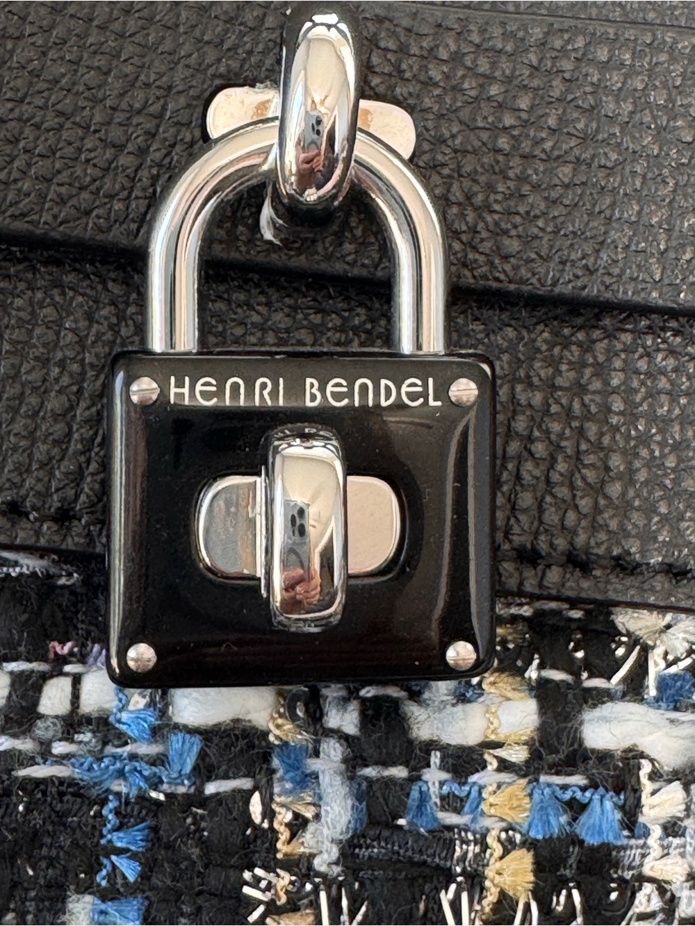 Henri Bendel Jetsetter Tweed with Black Trim - Picture 7 of 13